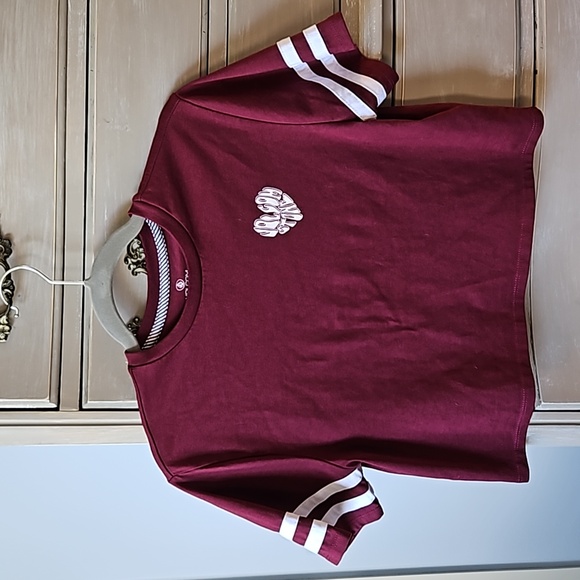 Volcom maroon crop top - Picture 3 of 6